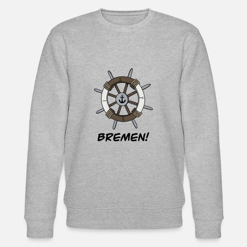 Steurrad de Brême - Sweat bio CHANGER Stanley/Stella Unisexe - gris chiné