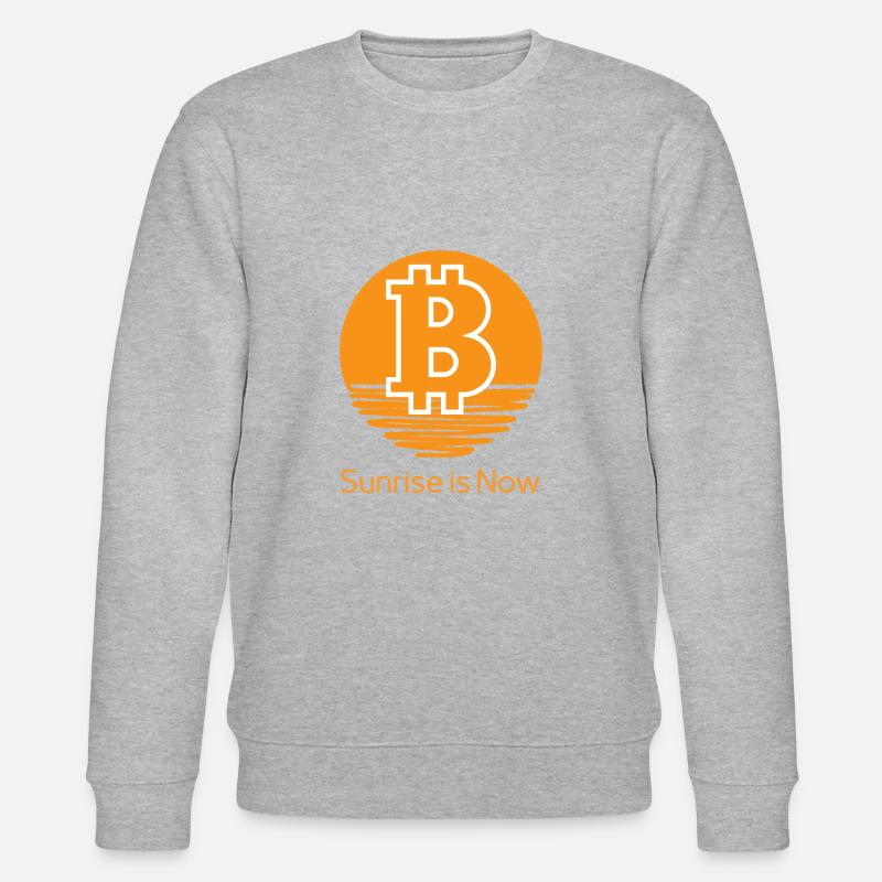 Le bitcoin - Sweat bio CHANGER Stanley/Stella Unisexe - gris chiné