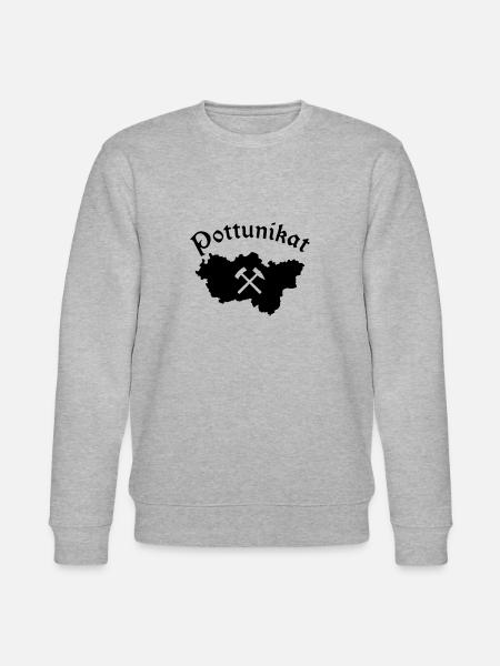 Pottunikat Silhouette - Stanley/Stella Unisex Bio-Sweatshirt CHANGER - Grau meliert