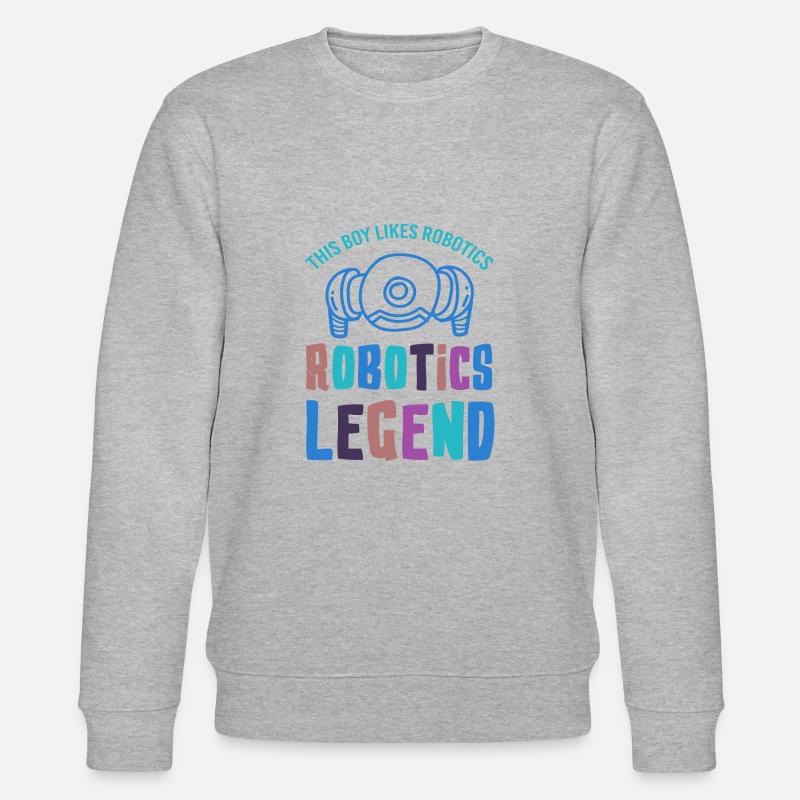 Robots Génie mécanique Électronique Robotique - Sweat bio CHANGER Stanley/Stella Unisexe - gris chiné