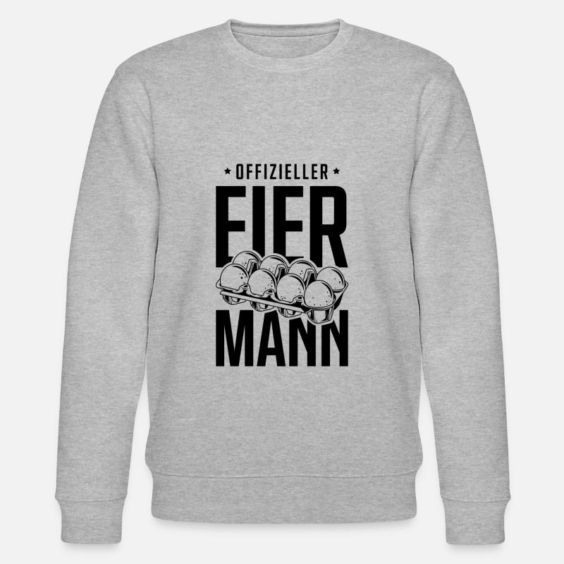 Offizieller Eiermann - Stanley/Stella Unisex Bio-Sweatshirt CHANGER  - Grau meliert