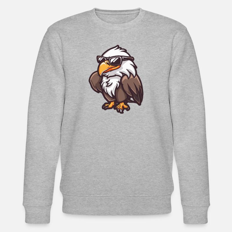 Eagle Cool Bande dessinée - Sweat bio CHANGER Stanley/Stella Unisexe - gris chiné
