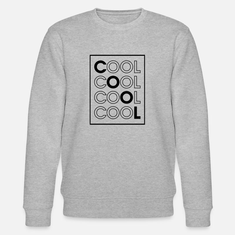 COOL COOL COOL COOL - Stanley/Stella Unisex Bio-Sweatshirt CHANGER  - Grau meliert