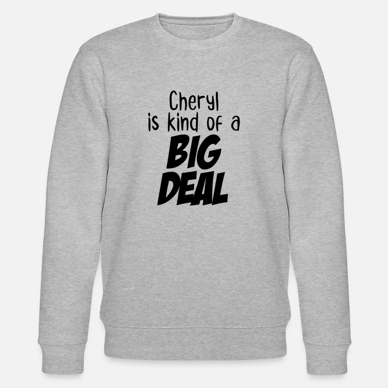 Cheryl ist eine große Sache - Stanley/Stella Unisex Bio-Sweatshirt CHANGER - Grau meliert