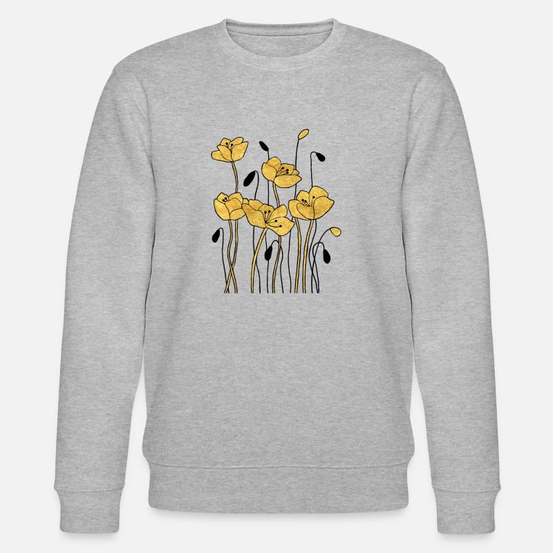 Fleur - Sweat bio CHANGER Stanley/Stella Unisexe - gris chiné