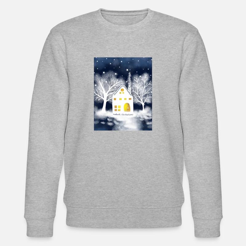 Zuhause - Stanley/Stella Unisex Bio-Sweatshirt CHANGER  - Grau meliert