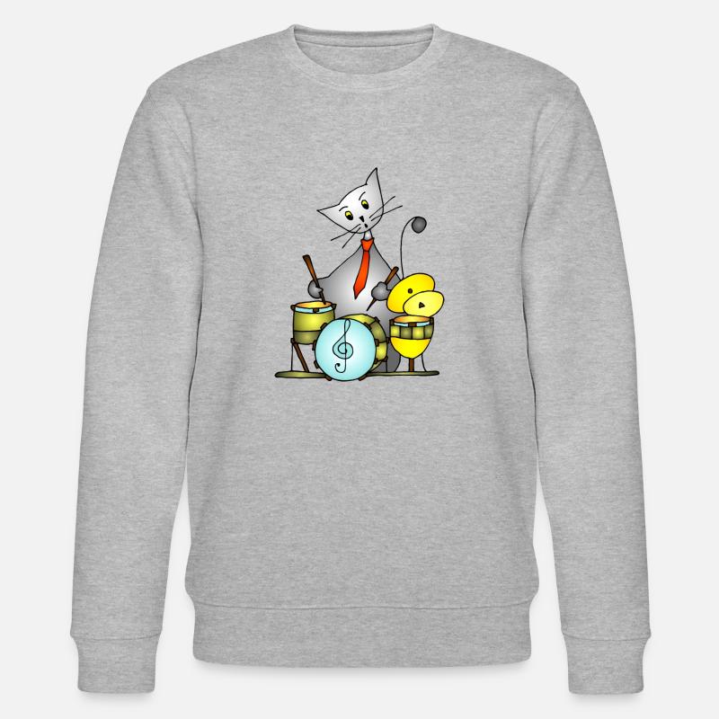 Chat - Sweat bio CHANGER Stanley/Stella Unisexe - gris chiné