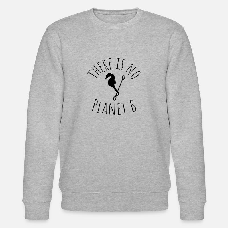 planet b - Stanley/Stella Unisex Bio-Sweatshirt CHANGER  - Grau meliert
