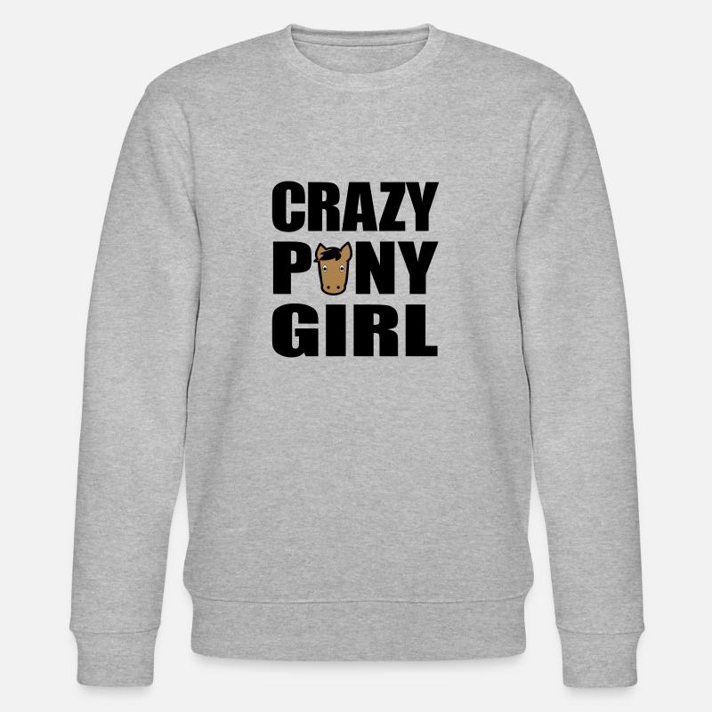 pony - Stanley/Stella Unisex Bio-Sweatshirt CHANGER  - Grau meliert