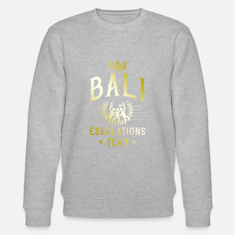Escalade de Bali - Sweat bio CHANGER Stanley/Stella Unisexe - gris chiné