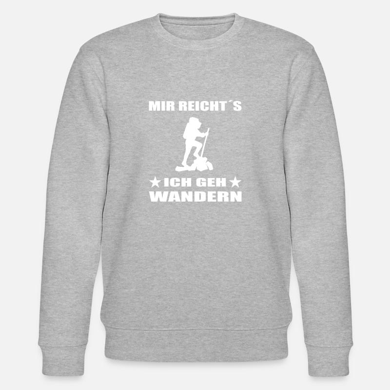 Wandern - Stanley/Stella Unisex Bio-Sweatshirt CHANGER - Grau meliert