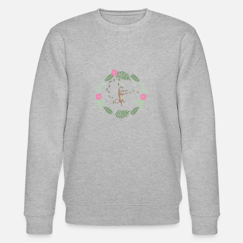 Mikey Affe - Stanley/Stella Unisex Bio-Sweatshirt CHANGER  - Grau meliert