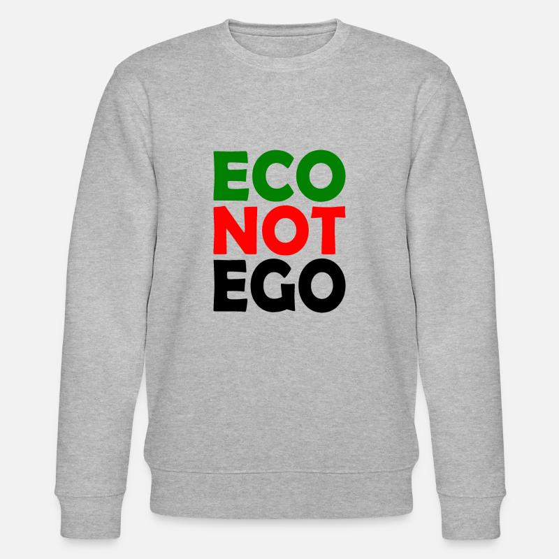 Eco not ego - Stanley/Stella Unisex Bio-Sweatshirt CHANGER  - Grau meliert