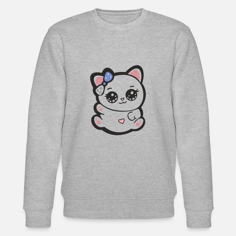 KAWAII 2 KIT - Stanley/Stella Unisex Bio-Sweatshirt CHANGER  - Grau meliert