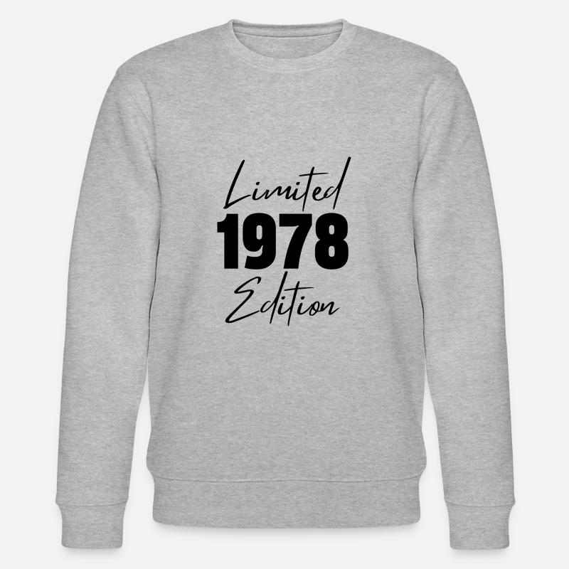 1978 Édition limitée - Sweat bio CHANGER Stanley/Stella Unisexe - gris chiné
