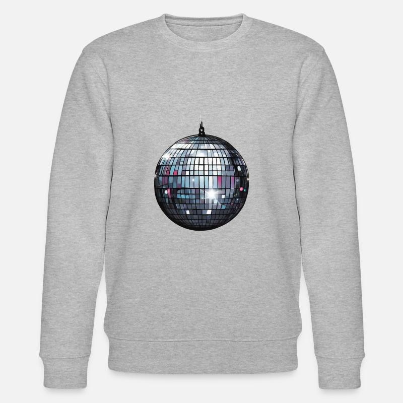 Disco ball - Stanley/Stella Unisex Bio-Sweatshirt CHANGER  - Grau meliert