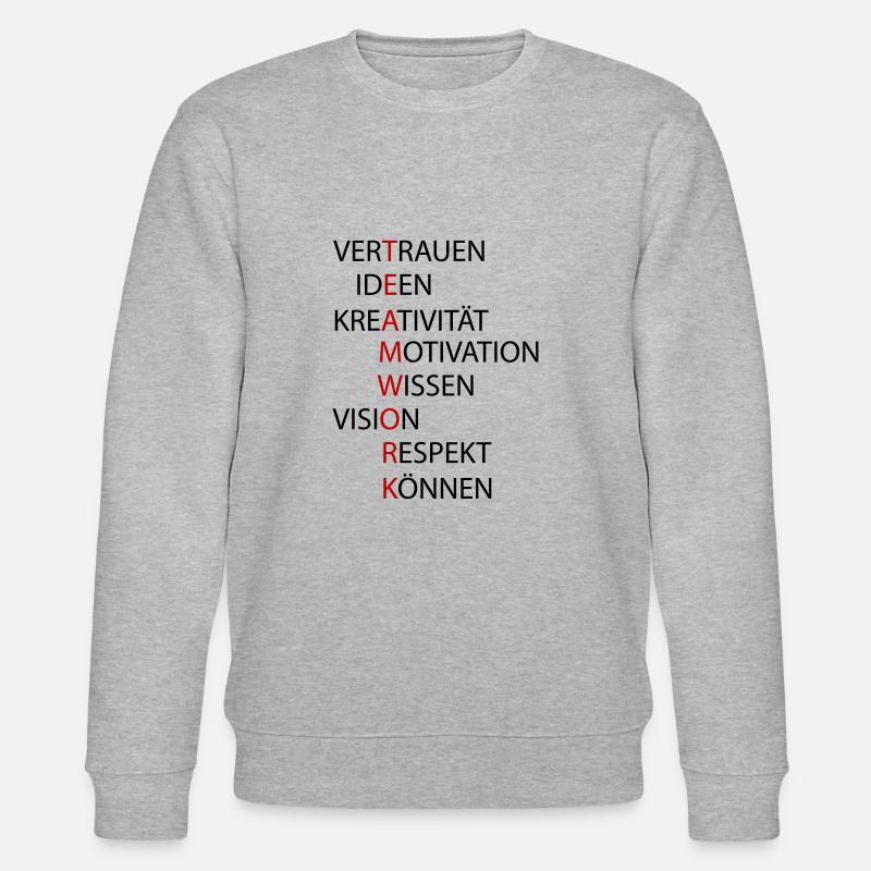 Teamwork - Stanley/Stella Unisex Bio-Sweatshirt CHANGER  - Grau meliert