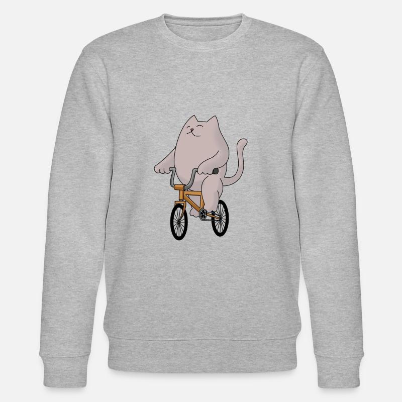 Vélo de chat - Sweat bio CHANGER Stanley/Stella Unisexe - gris chiné