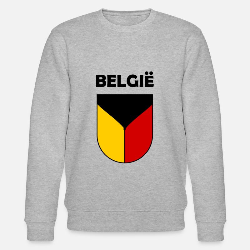 Die Belgier - Stanley/Stella Unisex Bio-Sweatshirt CHANGER  - Grau meliert
