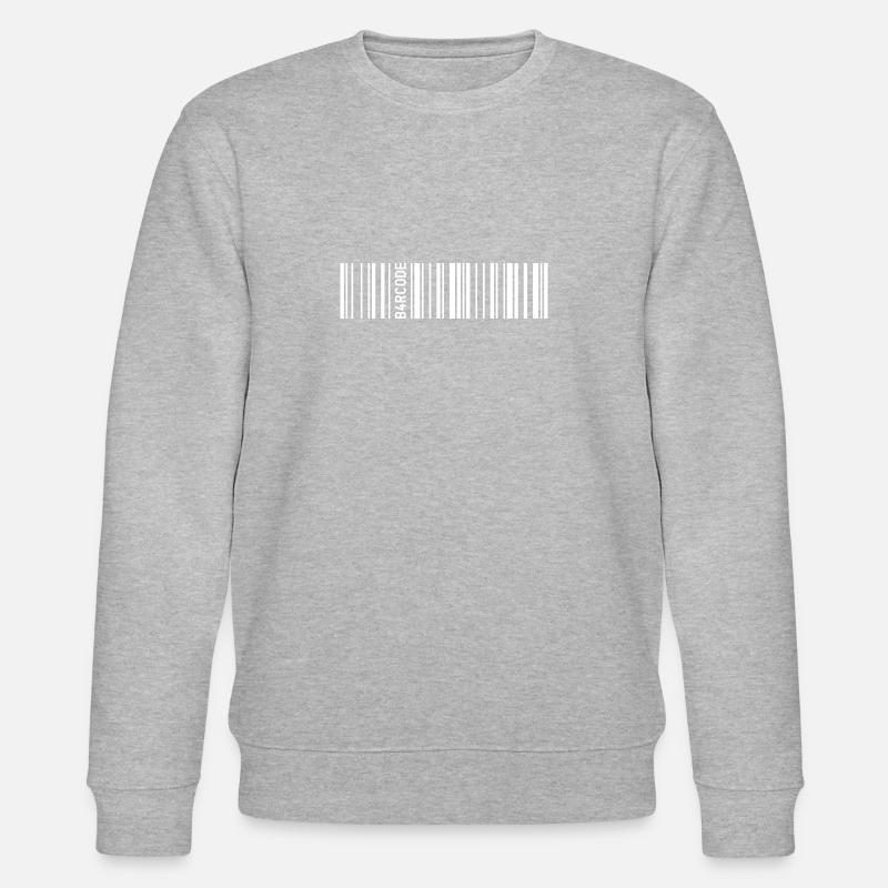 B4RCODE. Compact - Stanley/Stella CHANGER Unisex Organic Sweatshirt - heather grey
