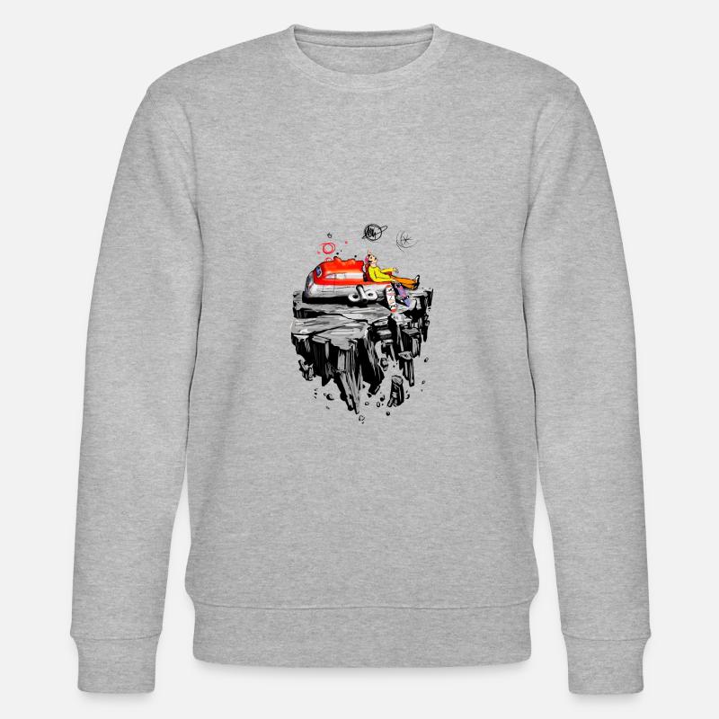 Reise zu den Sternen - Stanley/Stella Unisex Bio-Sweatshirt CHANGER  - Grau meliert