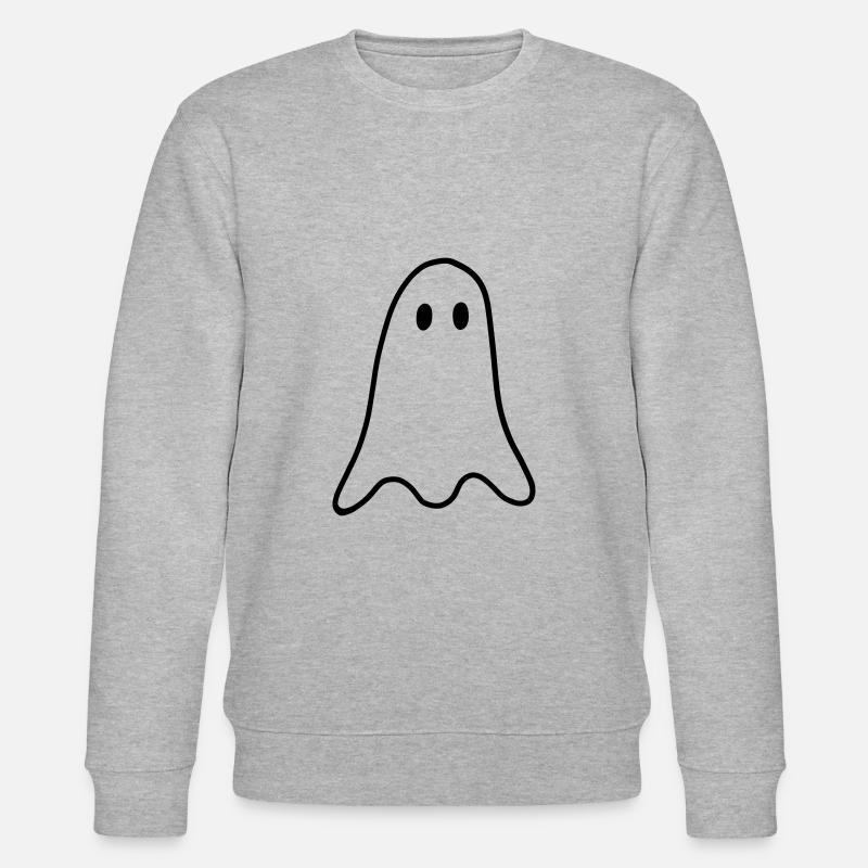 Fantôme d'Halloween - Sweat bio CHANGER Stanley/Stella Unisexe - gris chiné
