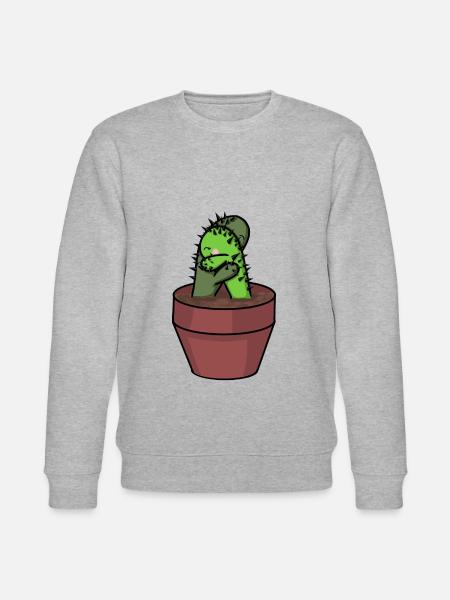 Cactus mignons - Sweat bio CHANGER Stanley/Stella Unisexe - gris chiné