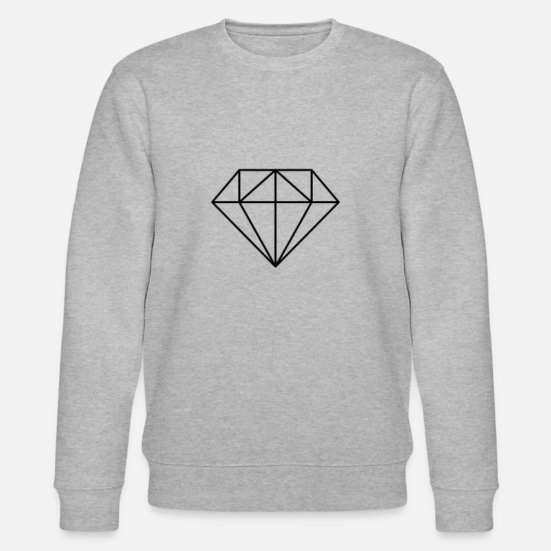 Diamond - Stanley/Stella CHANGER Unisex Organic Sweatshirt - heather grey