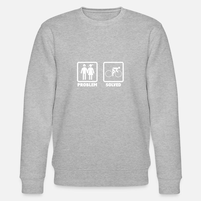 Problem Solved - Stanley/Stella Unisex Bio-Sweatshirt CHANGER  - Grau meliert