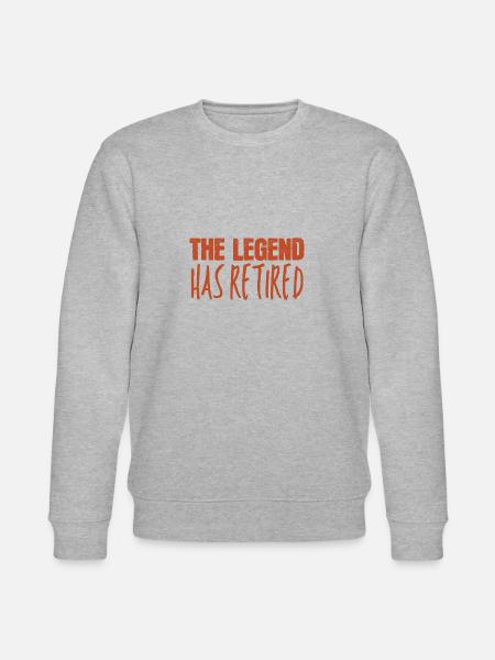 Retirement - Pension - Stanley/Stella CHANGER Unisex Organic Sweatshirt - heather grey