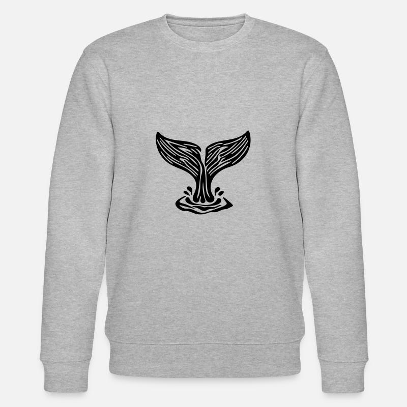 Wal Fluke Vector - Sweat bio CHANGER Stanley/Stella Unisexe - gris chiné