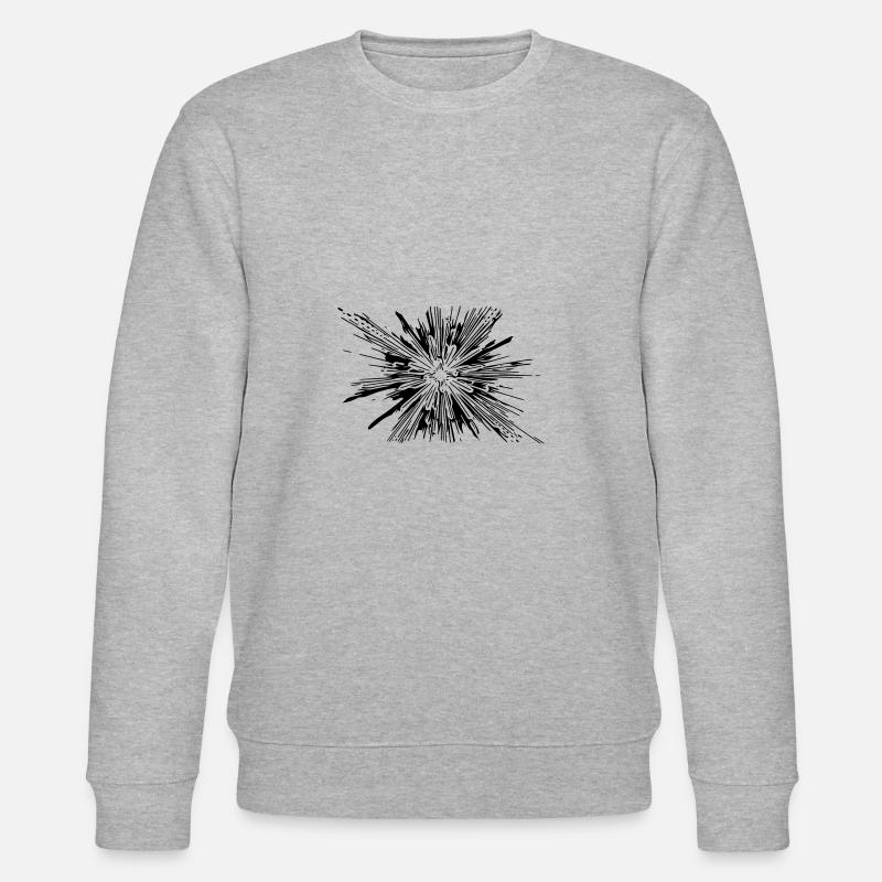 Vector Splash Explosion - Stanley/Stella Unisex Bio-Sweatshirt CHANGER  - Grau meliert