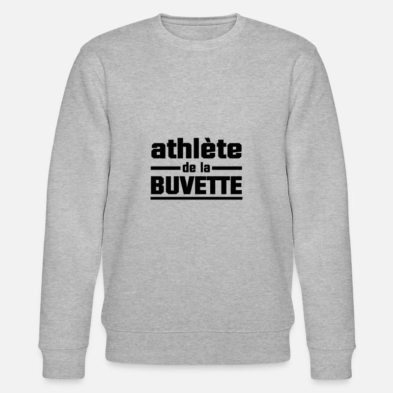 ATHLETE BUVETTE - Sweat bio CHANGER Stanley/Stella Unisexe - gris chiné
