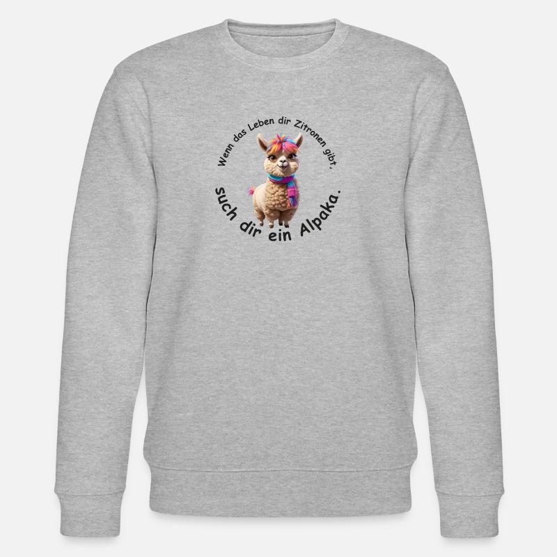 Trouver un alpaga - Sweat bio CHANGER Stanley/Stella Unisexe - gris chiné