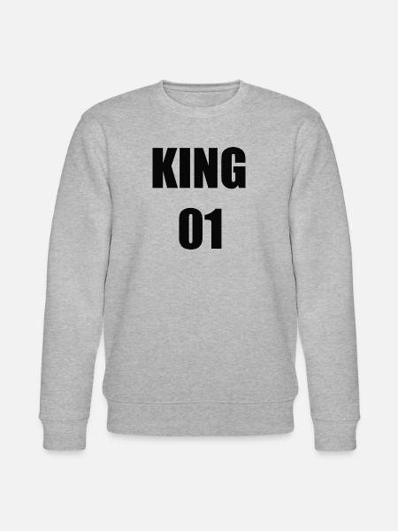 King - Stanley/Stella Unisex Bio-Sweatshirt CHANGER - Grau meliert
