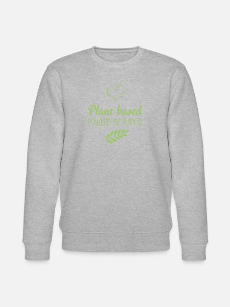 Plant based Powered by Plants - Stanley/Stella Unisex Bio-Sweatshirt CHANGER - Grau meliert