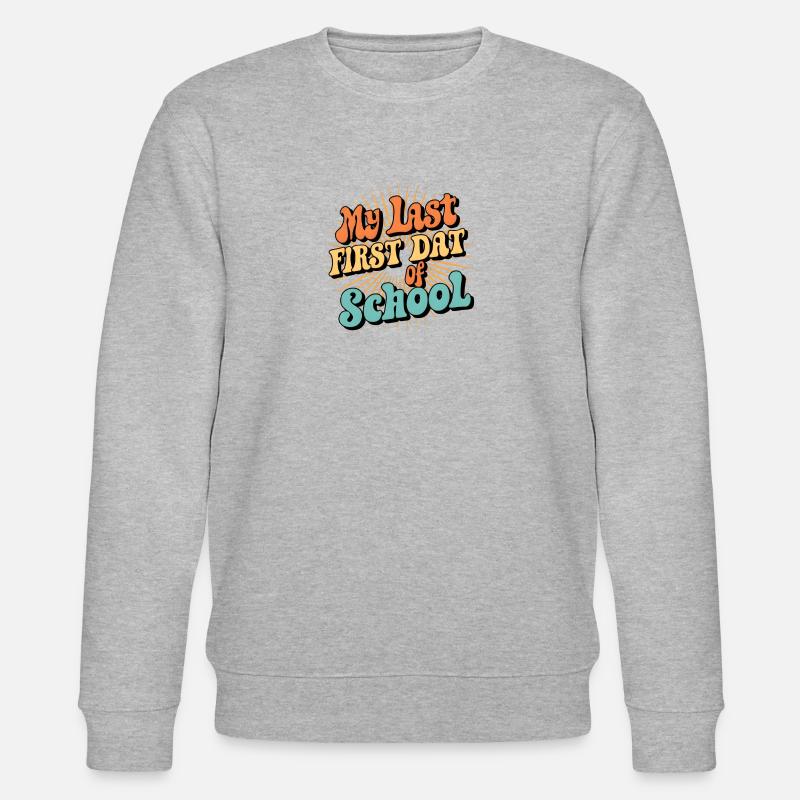 zurück in die Schule - Stanley/Stella Unisex Bio-Sweatshirt CHANGER  - Grau meliert