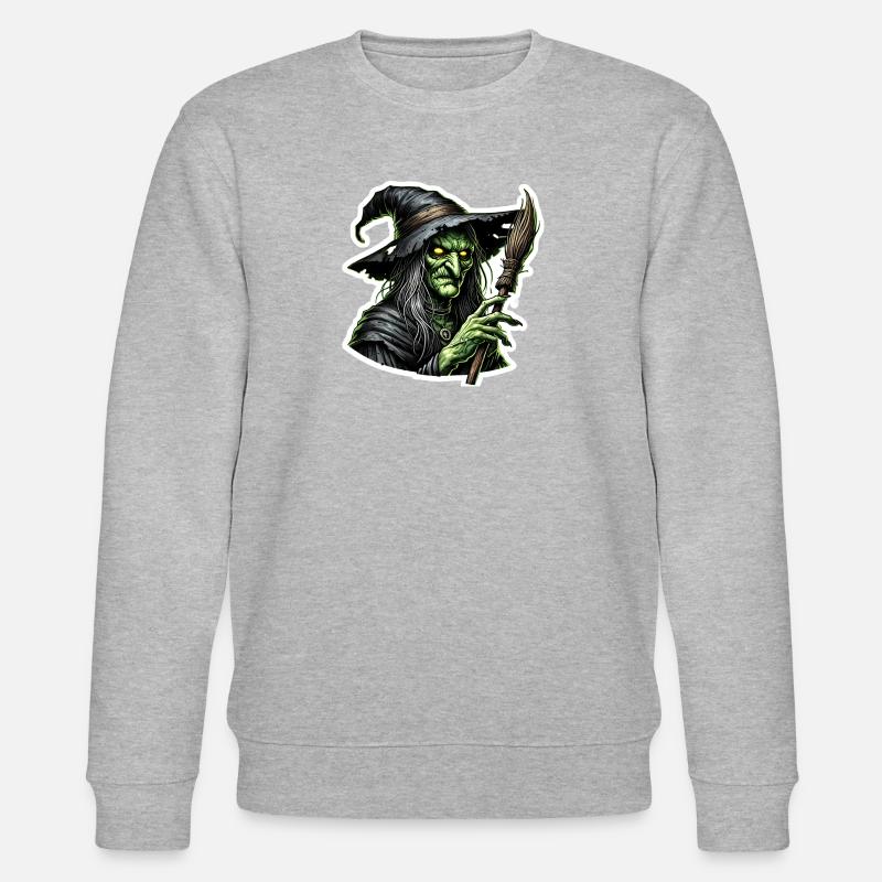 Hexe - Stanley/Stella Unisex Bio-Sweatshirt CHANGER  - Grau meliert
