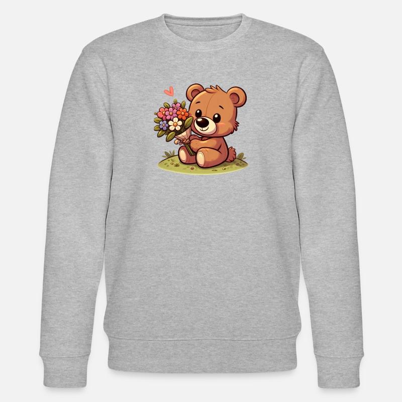teddy bear 4 - Sweat bio CHANGER Stanley/Stella Unisexe - gris chiné
