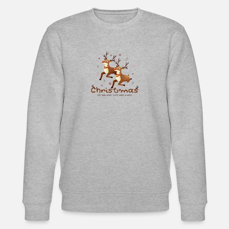 Reindeer - Stanley/Stella Unisex Bio-Sweatshirt CHANGER  - Grau meliert