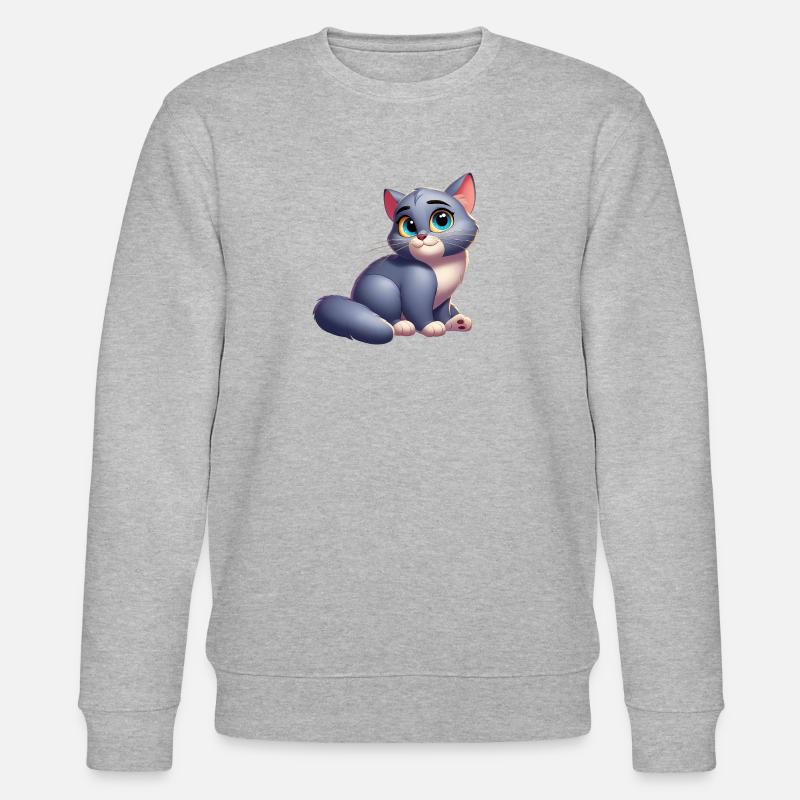 chat 4 - Sweat bio CHANGER Stanley/Stella Unisexe - gris chiné