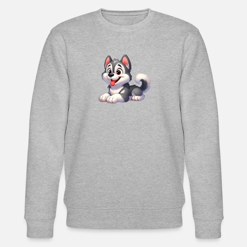 Husky 3 - Stanley/Stella Unisex Bio-Sweatshirt CHANGER  - Grau meliert