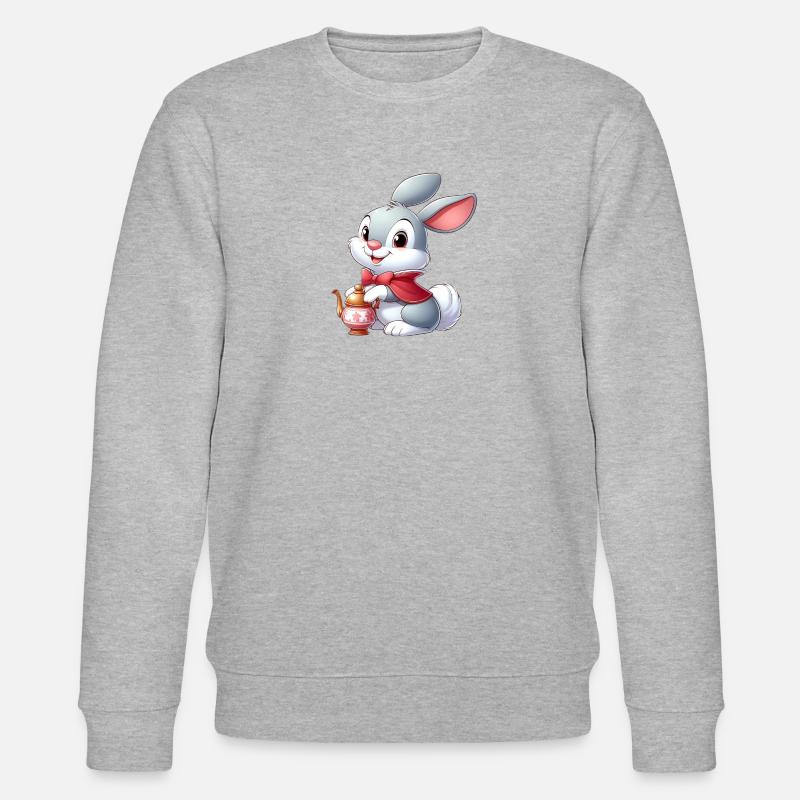 Rabbit 12 - Stanley/Stella CHANGER Unisex Organic Sweatshirt - heather grey