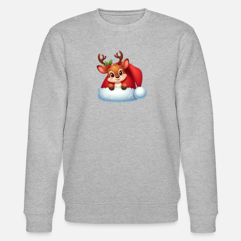 Rudolf 7 - Stanley/Stella Unisex Bio-Sweatshirt CHANGER  - Grau meliert