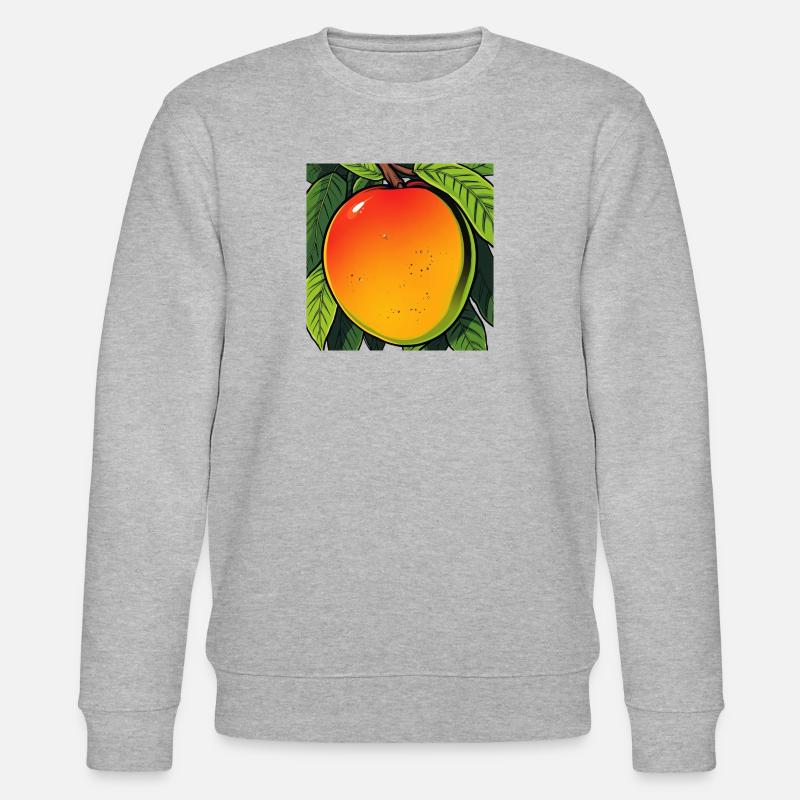 Mango on a Tree - Stanley/Stella CHANGER Unisex Organic Sweatshirt - heather grey