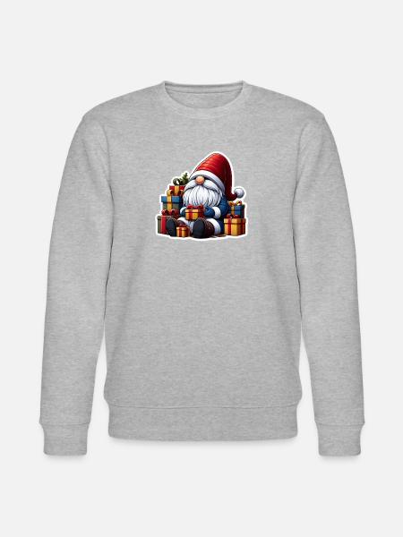 lutin de noël - Sweat bio CHANGER Stanley/Stella Unisexe - gris chiné
