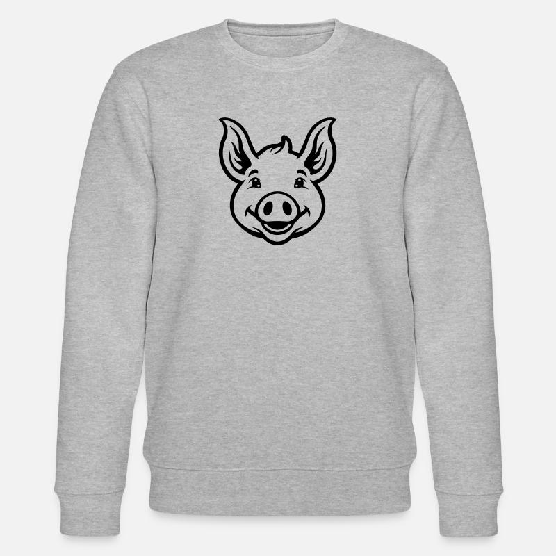 Cochon Cochon - Sweat bio CHANGER Stanley/Stella Unisexe - gris chiné