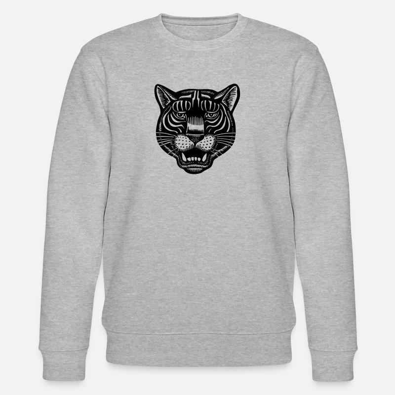 Panther - Stanley/Stella Unisex Bio-Sweatshirt CHANGER  - Grau meliert