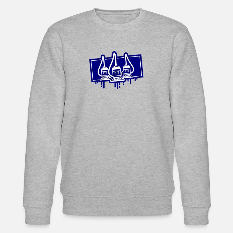 Staubsauger Icon - Stanley/Stella Unisex Bio-Sweatshirt CHANGER - Grau meliert