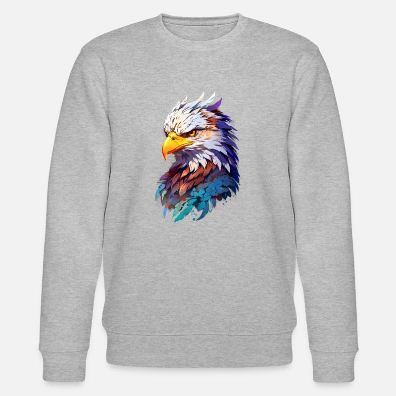 Adler Eagle V24 06 - Stanley/Stella CHANGER Unisex Organic Sweatshirt - heather grey